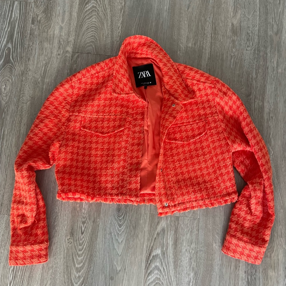 Zara orange jacket